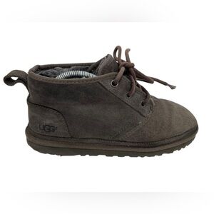 UGG Neumel Women’s Size 8 Fair to‎ Good Condition Suede Gray Fur Lining